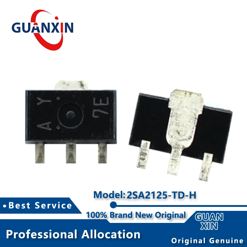

100% New Electronic 2SA2125-TD-H 2SA2125-TD-E Marking AY SOT-89 2SA2125