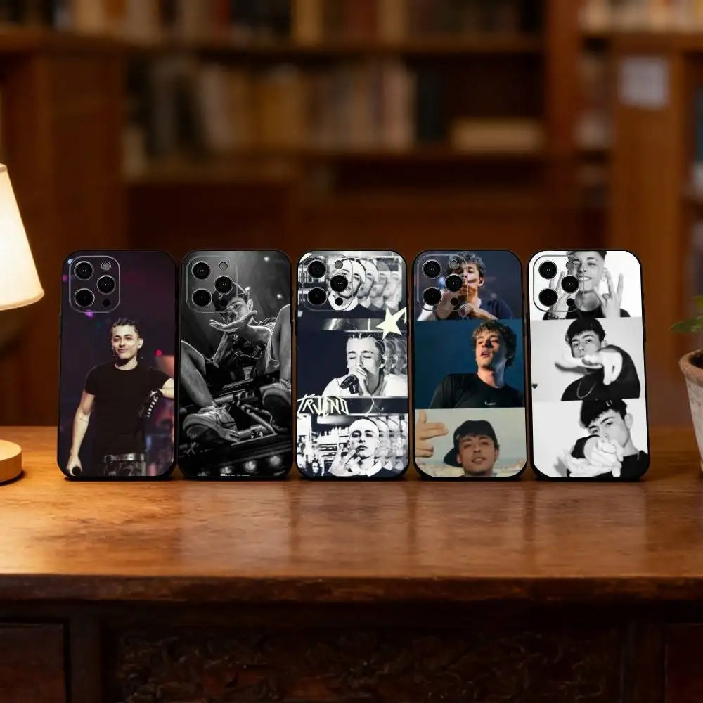 

Singer T-Trueno Phone Case For iPhone 17, 16,15,14,13,12,11 Plus,Pro Max, Others Soft Black Cover