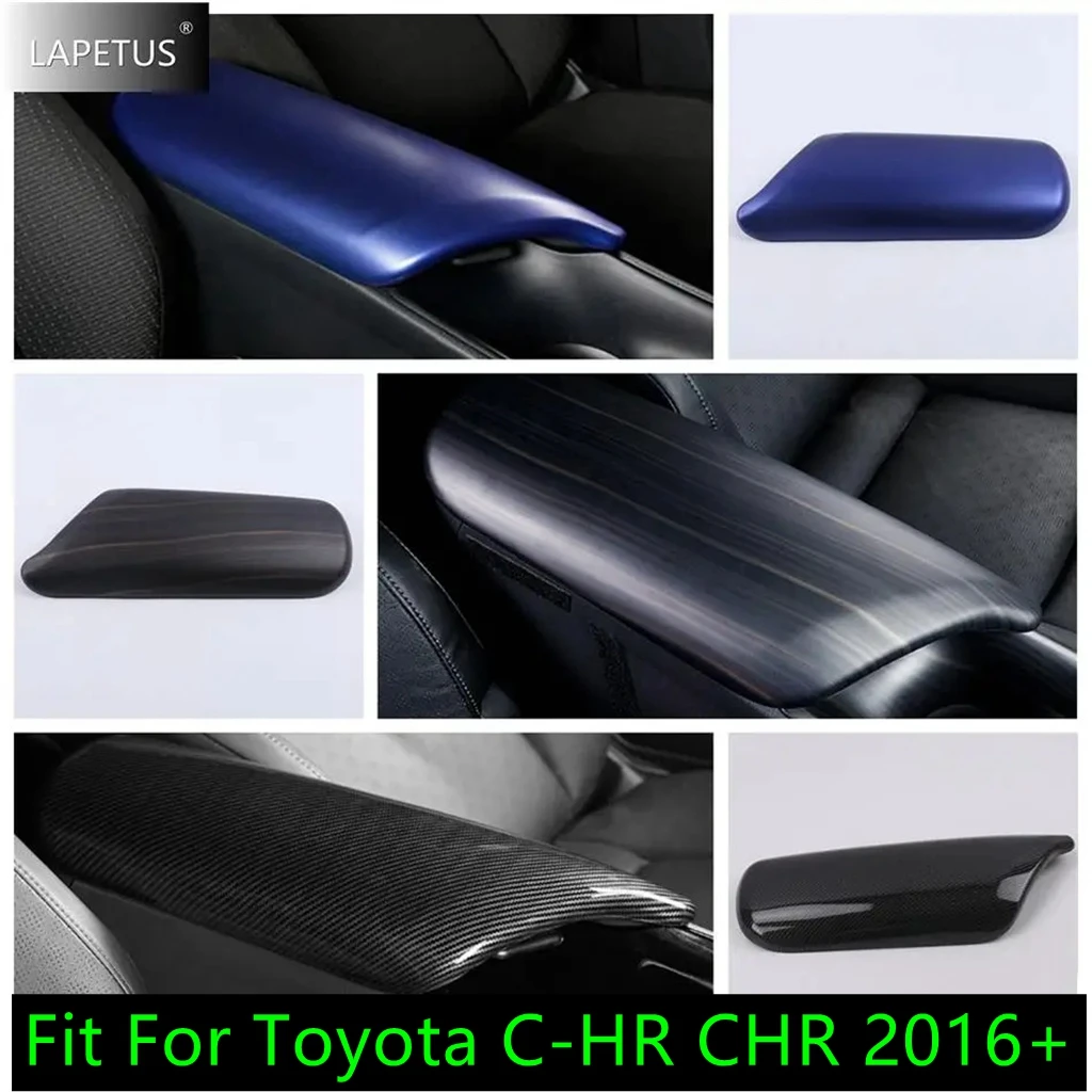 

ABS Car Center Console Armrest Storage Box Decor Frame Cover Trim For Toyota C-HR CHR 2016 - 2022 Interior Refit Kit Accessories