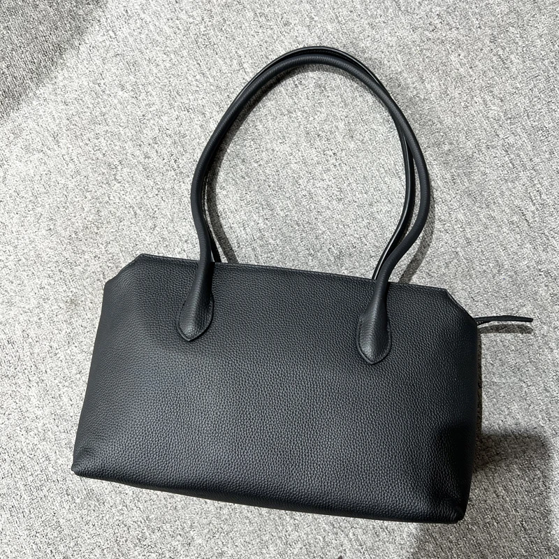 Custom Initials Genuine Leather Tote Bags For Women Luxury Designer Handbags And Purses 2024 New In Cowhide Top Handle Shoulder