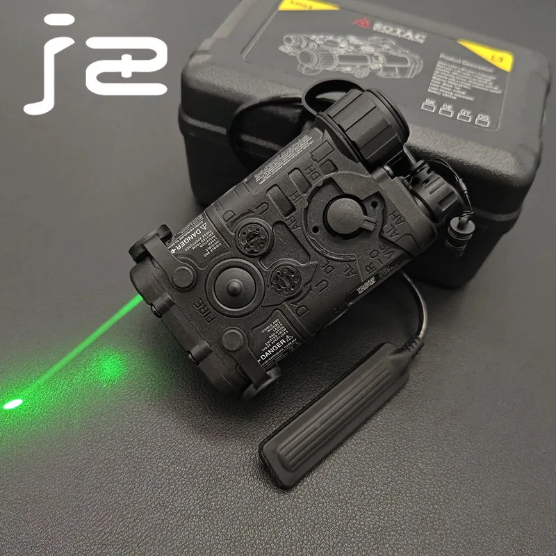 Imagem -02 - Tactical Nylon l3 Ngal Laser ir Vermelho Verde Visando 350 Lumen Wireless Led Strobe Lanterna Caça Rifle Arma Luz