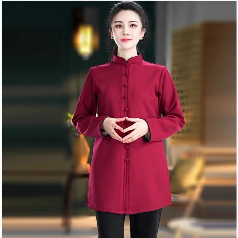 

Kun Master Thicken Velvet Taichi Uniform Winter Martial Arts Suit Kung Fu Clothes Taiji Unisex