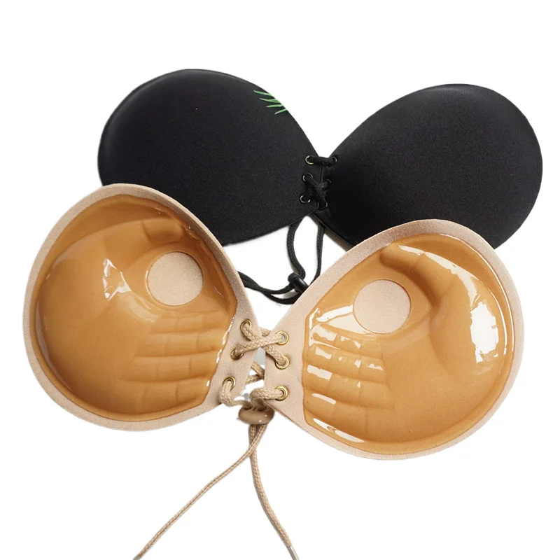 Bionic Hand-shaped Luxurious Bandeau Style Bra Nipple Covers Thickened Breathable Uplift Bra