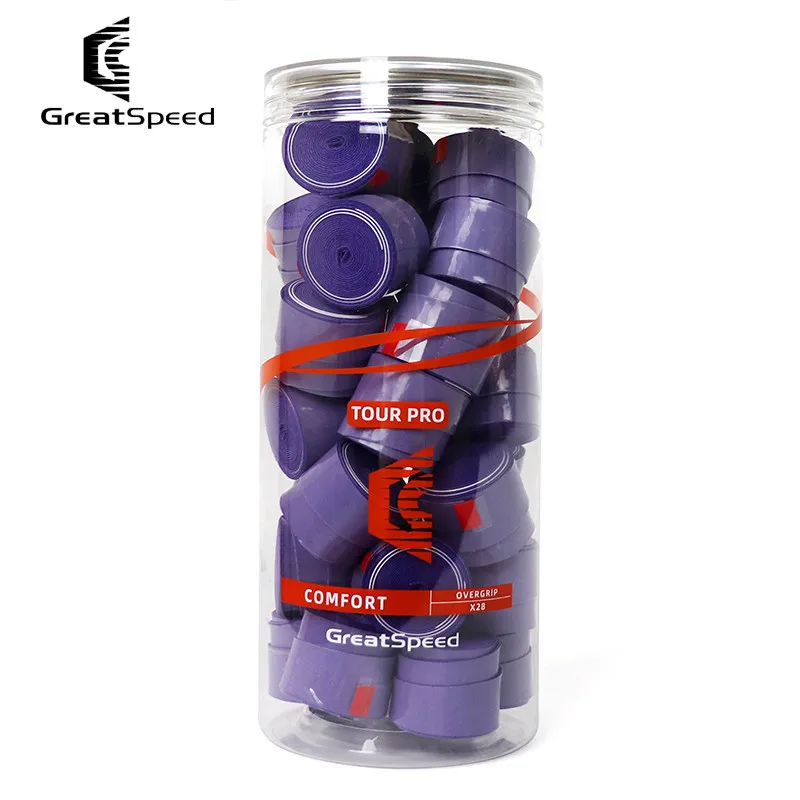 28 قطعة شريط قبضة المضرب، بولي يوريثان فائق اللصق، كبير الحجم لمضرب كرة الريشة للتنس، مجداف كرة البيسبول، مقبض رقيق ماص للعرق وسهل #6