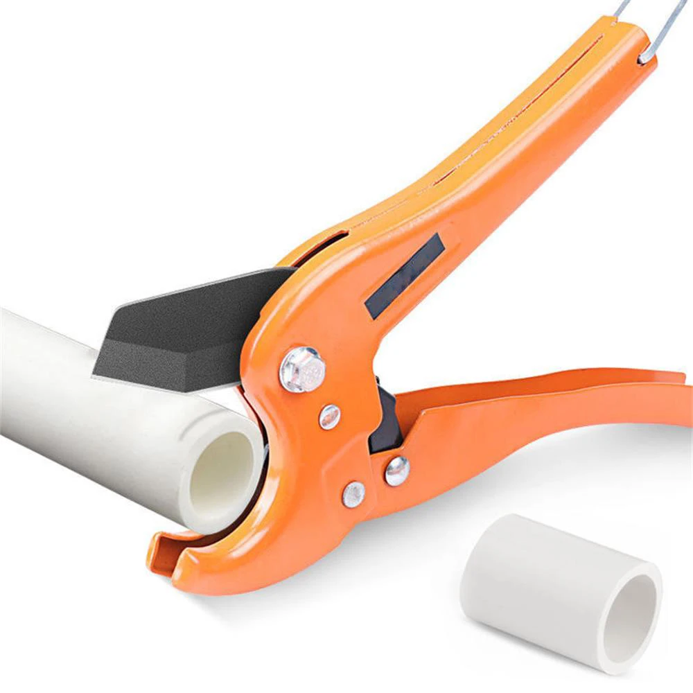 PVC Pipe Cutter Heavy Duty Labor-Saving Hose Scissors PVC PU PP PE Cutter Hose Hand Tools Pipe Shears Plumber Work Tools Cutting