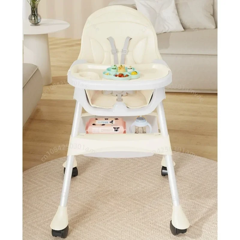 Portable Baby Dining Chair for Home Use Adjustable Height Multi-function Foldable Baby Dining Chair Baby Dining Table Seat