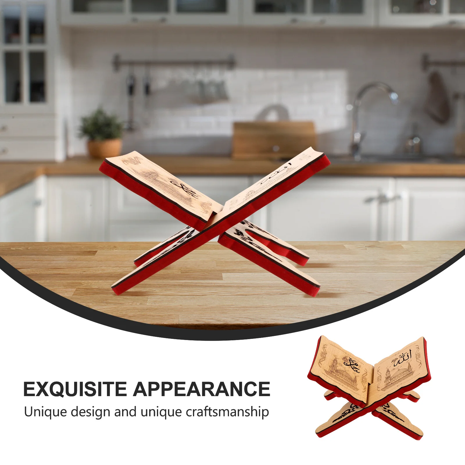 木製聖書棚装飾オーガナイザー、オフィス、家庭、デスクトップ収納ラック、クラシックでクリエイティブなブックオーガナイザー