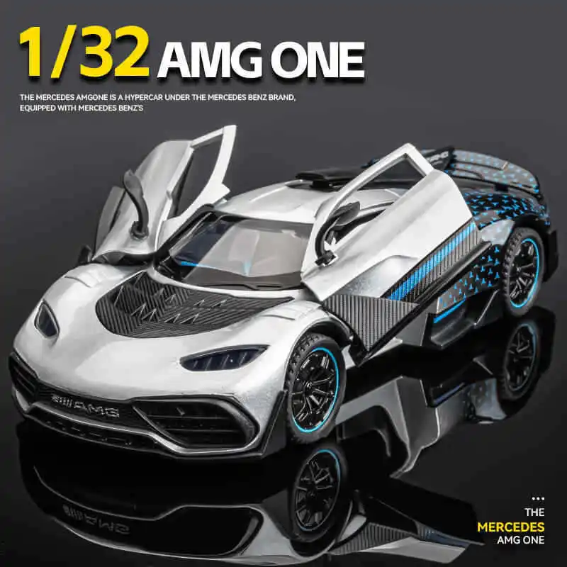 

1: 32 Bens-one Alloy Car Model High Simulation Diecasts Toy With Sound and Light Pull Back Vehicles Decoration Toys For Kids