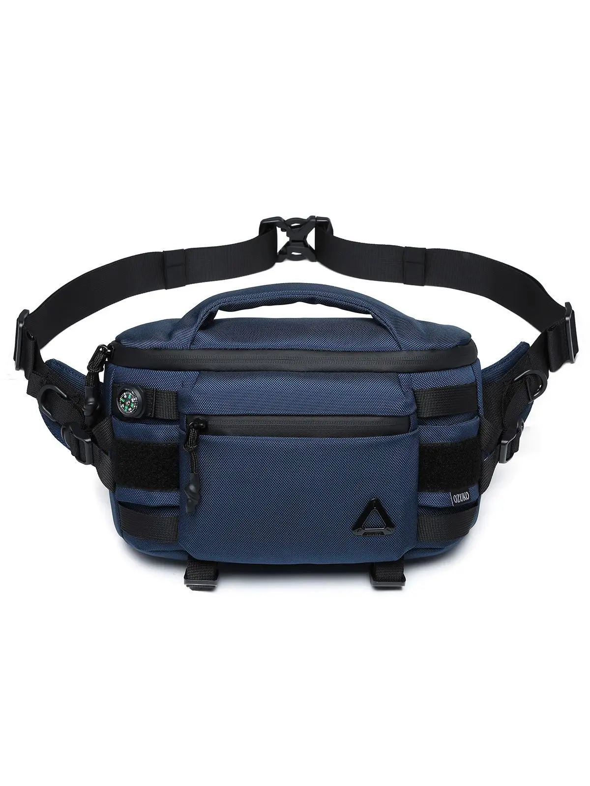 OZUKO marsupio da uomo multifunzionale Outdoor Tactical Sports borsa a tracolla da uomo impermeabile per anziani