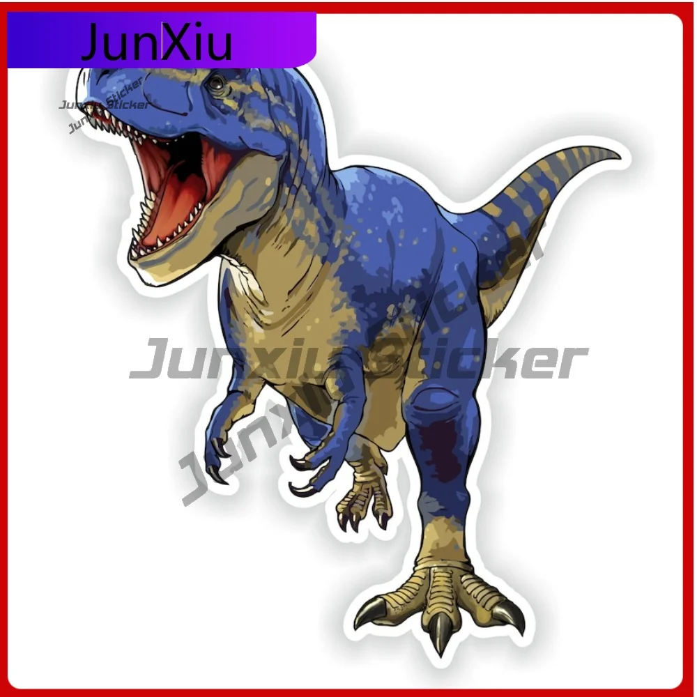 

Cartoon Tyrannosaurus Rex Vinyl Decals Cool Animals Sticker Graphic Bumper Motorcycle Custom Car Decal Guitar Decals Accessories