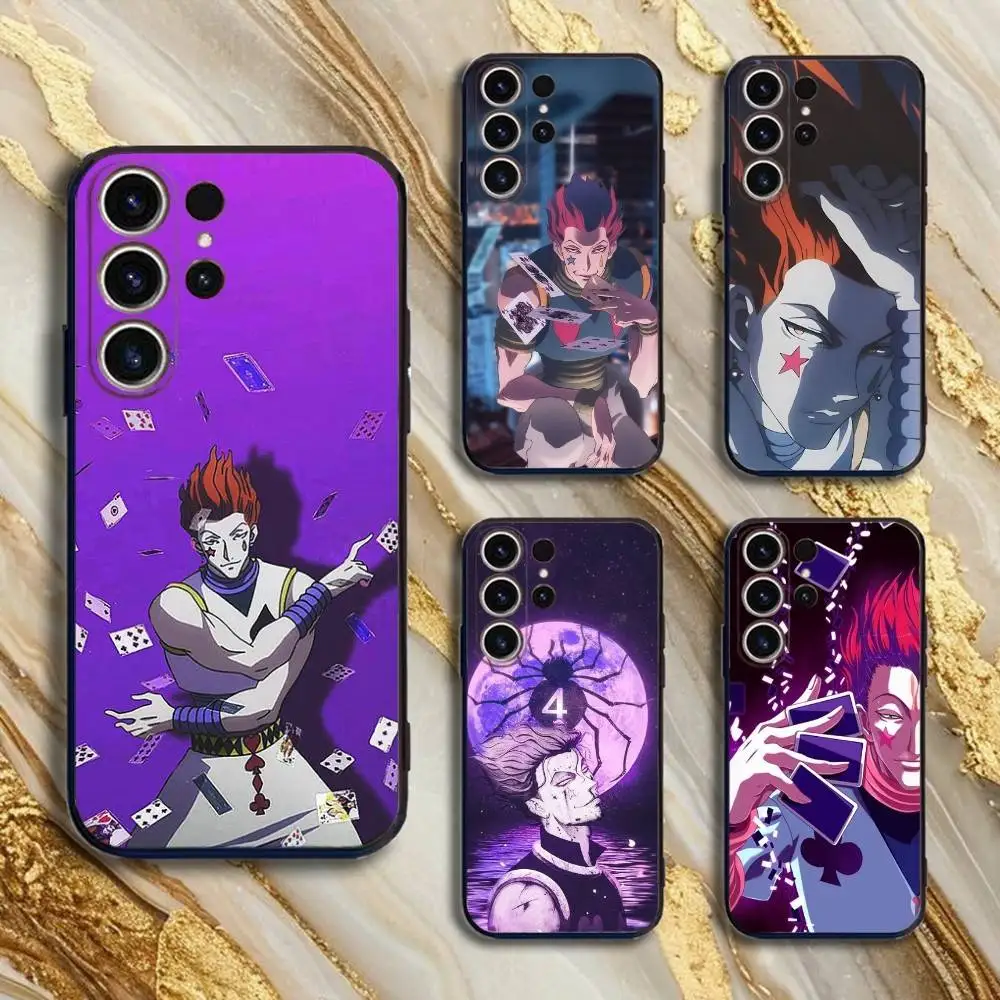 

Anime-H-Hisoka-M-Morow Phone Case For SamsungS25,24,21,22,23,30,Ultra,20,Plus,Fe,Lite,Note,10,9,5G Black Cover