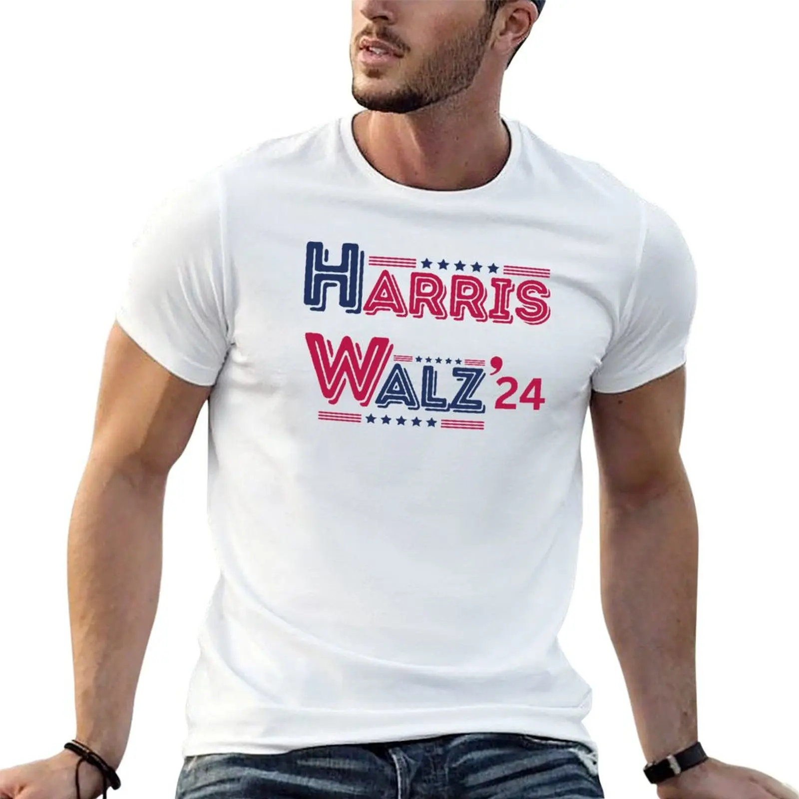 

t Harris shirts designer 2024 T-Shirt man t Walz graphic shirt