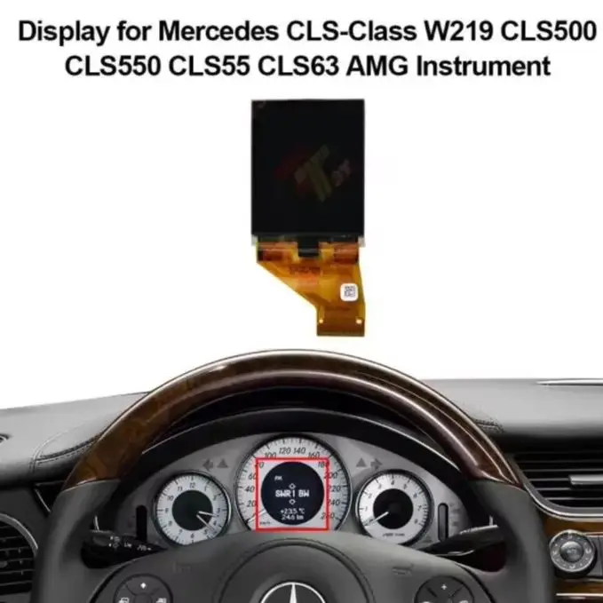 

ЖК-дисплей для приборной панели Mercedes E-Class E320 E350 E500 E55 E63 W211, CLK-Class W209 W219-A21K, CLS-Class W219 – Замена приборной панели
