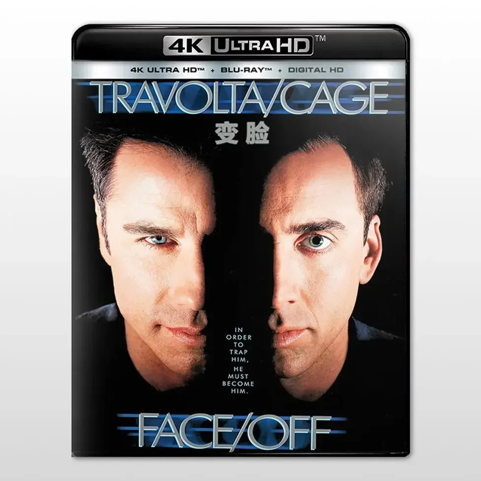 Face Off 4K UHD Blu ray 1997 Disc DTS HD 5 1 Dolby Vision