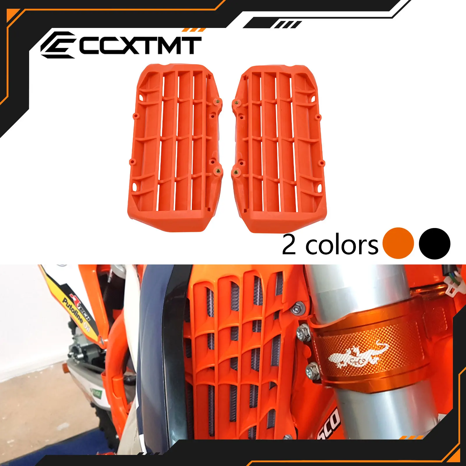 Für KTM SX SXF XC XCF XCW EXCF 125 150 250 350 450 und Husqvarna 2016-2019 2020 Motorrad Nylon-Kühlergitter Kühlerschutz