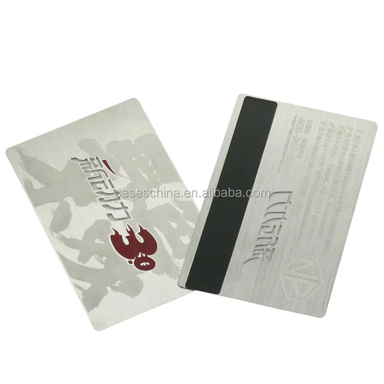 Customized query Low Moq Customized Stainless Steel Business Cards Tarjeta Metalica Custom Metal Business Card Blank Metal Nfc B