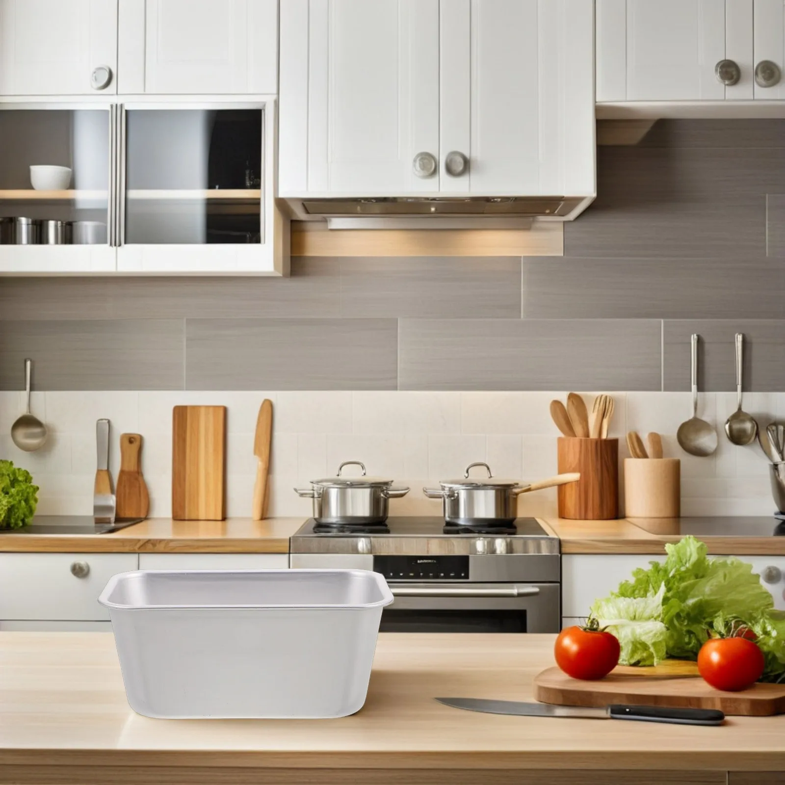 

2 pcs Rectangular Cake Mold 15.2X8.8X6.8Cm Baking Pan For Bread Toast Pastries Easy Clean Even Heat Dishwasher Safe Christmas