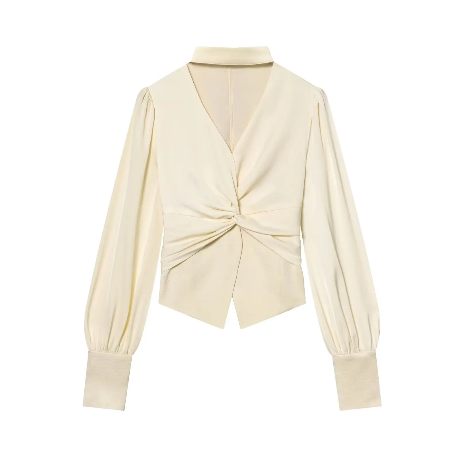 NINE ZAR Mujer Slim Fit ort Sve irt V-Ne Colgante Ne Empalme Europeo Sle Fibra de poliéster Corte A Sve irt