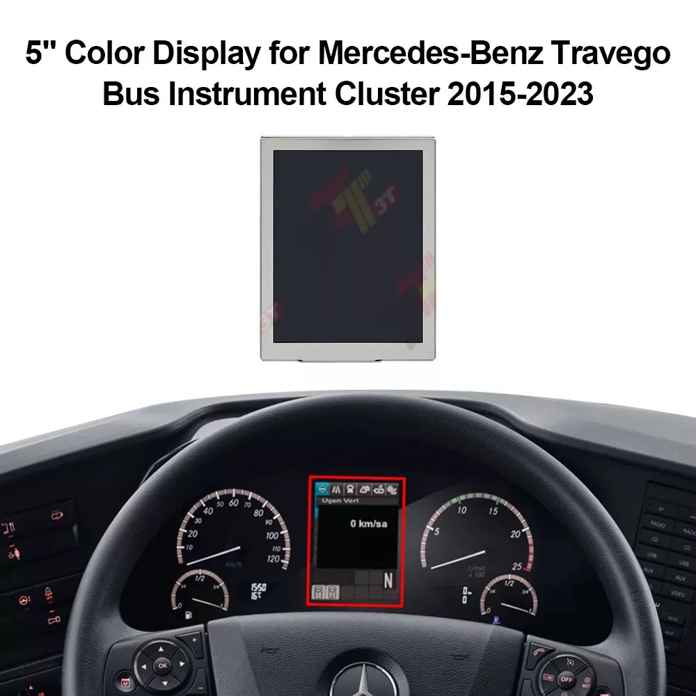 

5-дюймовый цветной ЖК-дисплей для приборной панели Mercedes-Benz Travego Euro 6