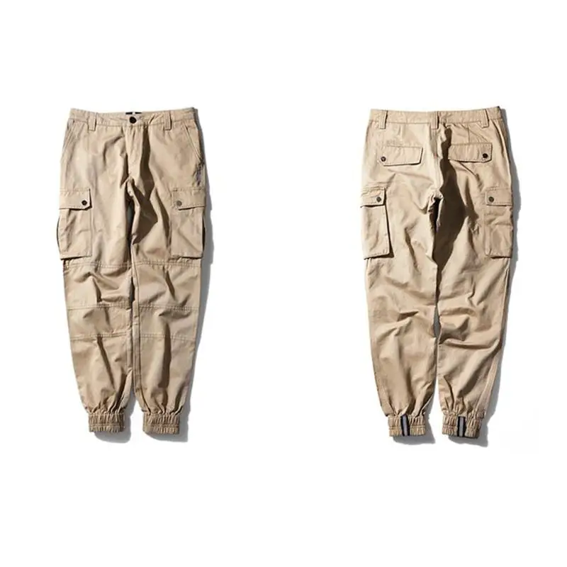 حجم كبير M-4XL الرجال بنطال رياضي الربيع الصيف الخريف عادية المعطي جيب القطن سليم فضفاض مستقيم طويل البضائع السراويل Sreet