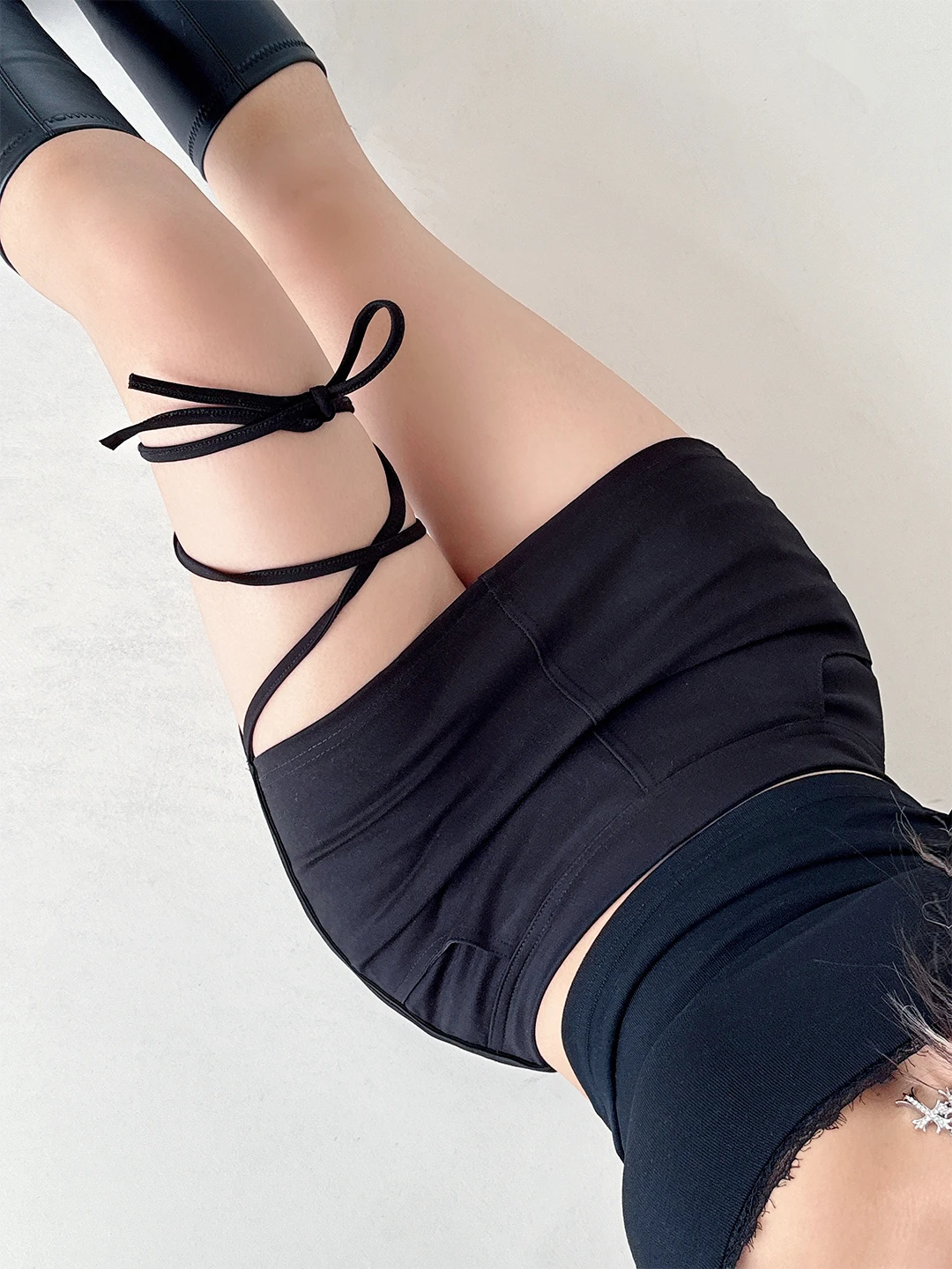 

Сексуальная короткая юбка Liviahome для женщин: облегающая, с низкой талией, с защитой от просвечивания, скрывающая ягодицы