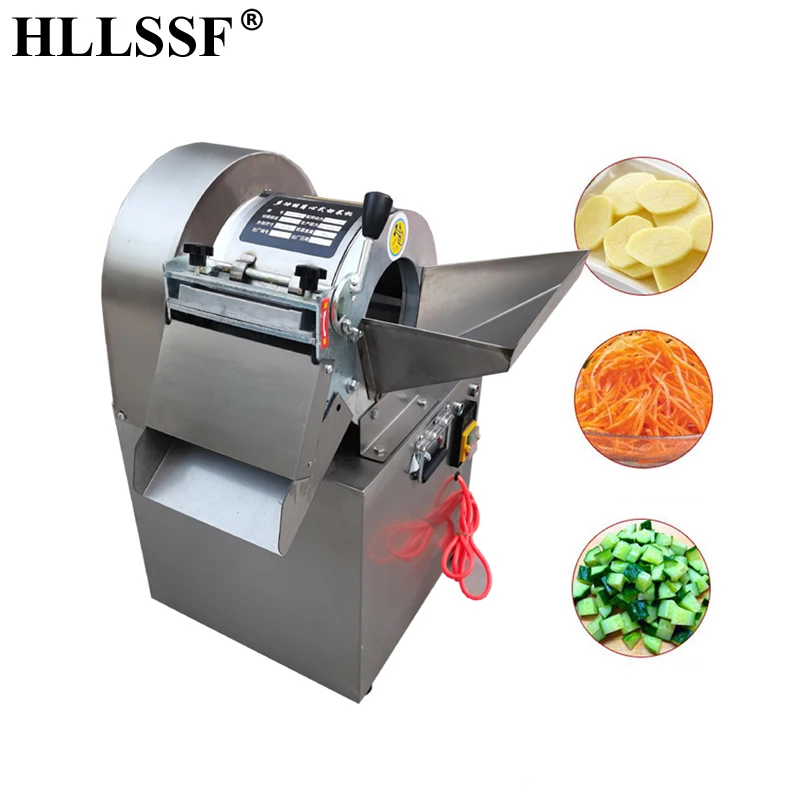 Vegetable Cutting Machine Shredder Electric Potato Cutter Onion Slicer Machine Multifunction Vegetable Processor Equipment