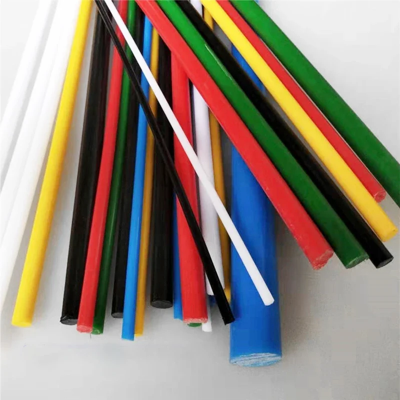 3-5PC Colorful POM Nylon Rod 3-30mm Yellow Red Blue Green White Black Solid Plastic Polyoxymethylene