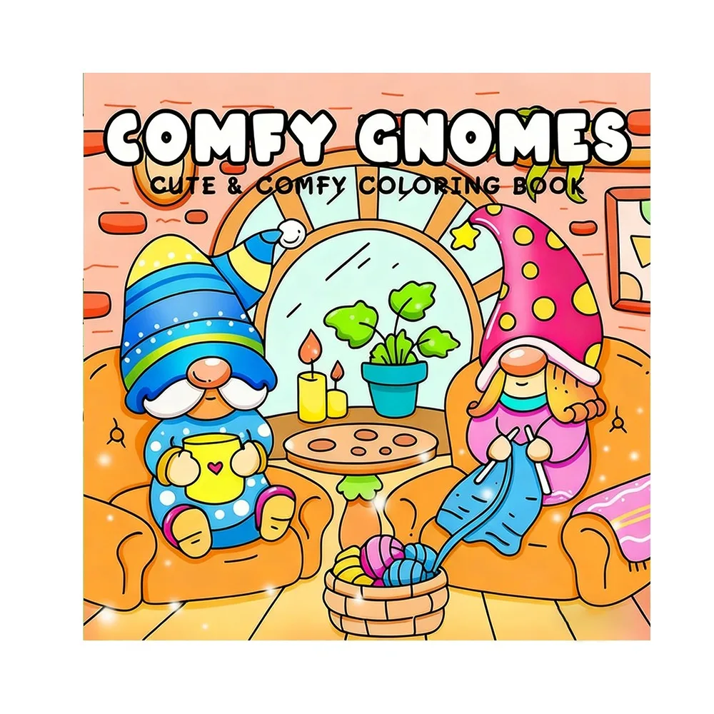 Buku Mewarnai Kartun Lucu Hadiah Lukisan Penghilang Stres Buku Coretan Buku Lukisan Grafiti Edukatif untuk Dewasa dan Remaja