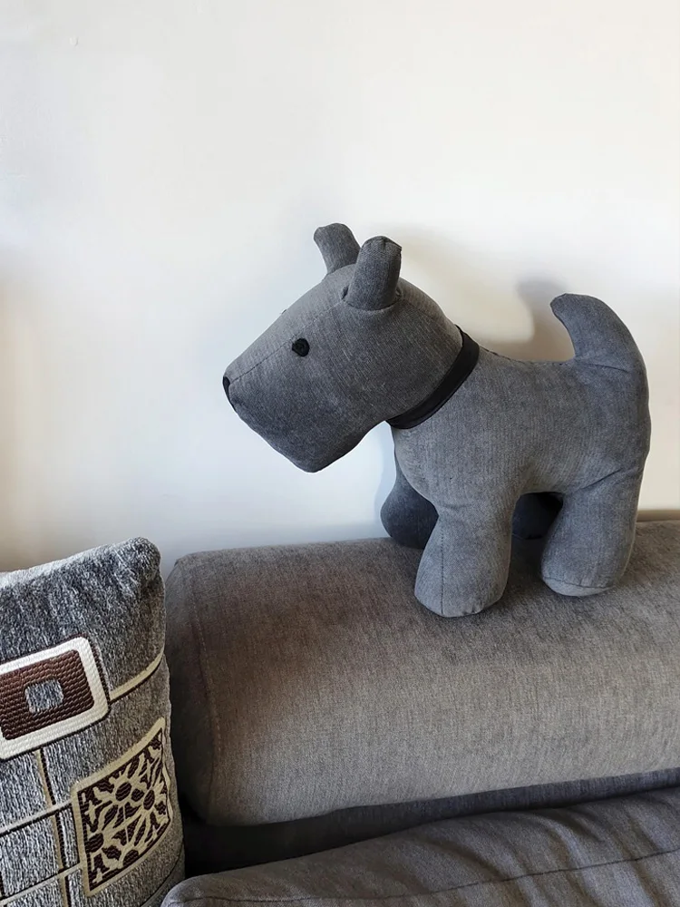 رائعتين الأصلي الإبداعية النسيج الكلب دمية لعبة الأطفال دمية وسادة الديكور الباب وقف هدية لجميع G