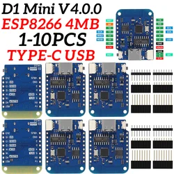 1/5/10PCS WeMos D1 Mini ESP8266 WIFI Internet of Things Development Board Based ESP-8266 D1 Mini V4.0.0 NodeMCU Lua IOT Board