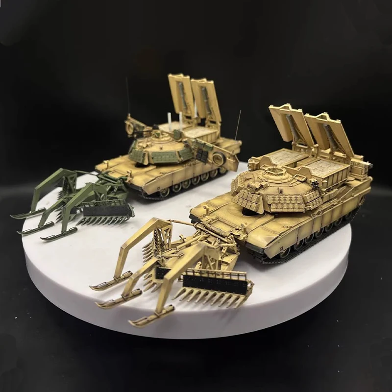 

Масштабная модель AM 1/72: Штурмовой бронеавтомобиль M1ABV, танк-сапер M1150, тяжелый инженерный боевой автомобиль, имитационная модель из смолы