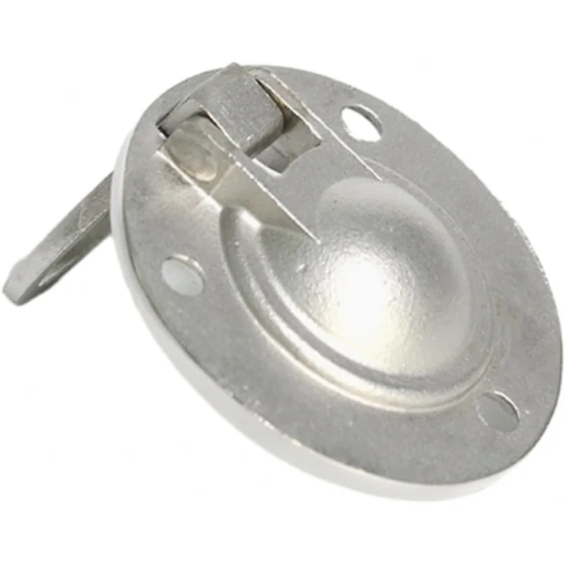 Flush Ring Pull Runder Bodengriff Edelstahl Einbauboote mit Schrauben (1 Stück)