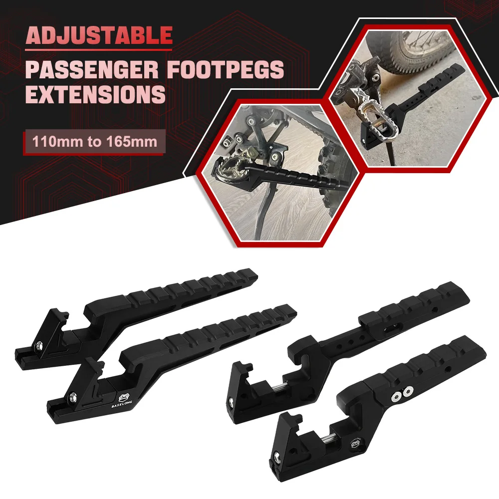 

Adjustable Passenger Footpegs Extension For KTM 690 ENDURO SMC R SX EXC XC BETA RR 2T 4T For HUSQVARNA 701 SM TC FX TE FE 300