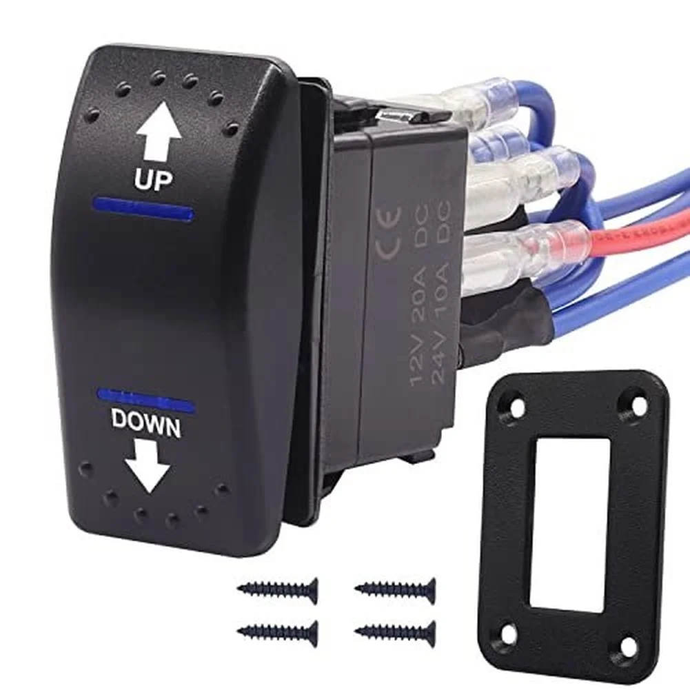 LED Illuminated 7-pin Switch Panel Up To 100000 Electrical Cycles Compatible With 12V-24V Systems For RVs For Trailers