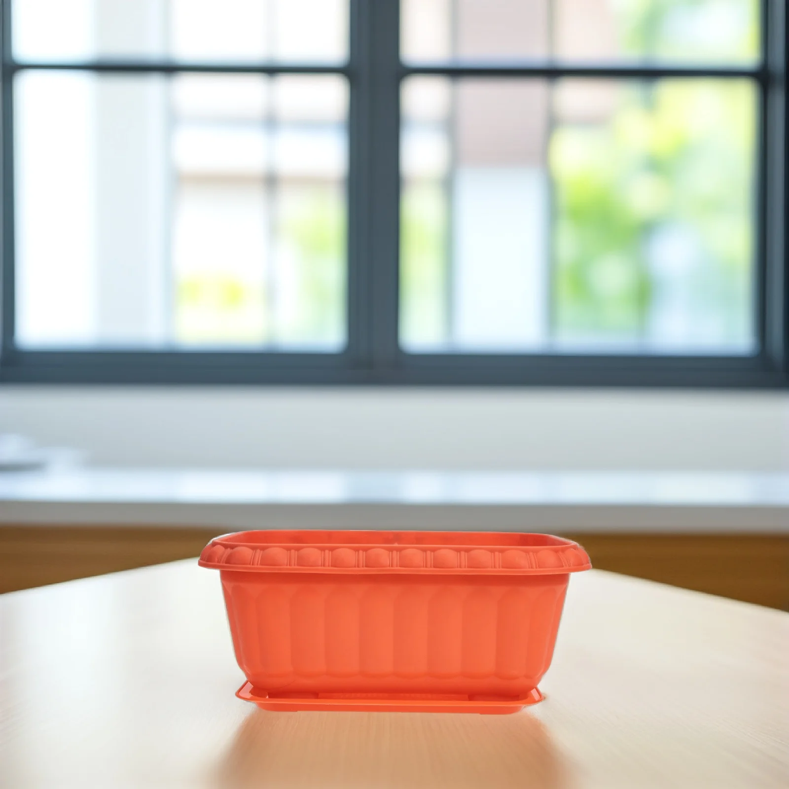 2 مجموعات مزارعي الخضروات البلاستيكية أواني الحدائق الكبيرة حاويات الحضانة صواني ميكروغرين أدوات البستنة الصرف الداخلي في الهواء الطلق #2