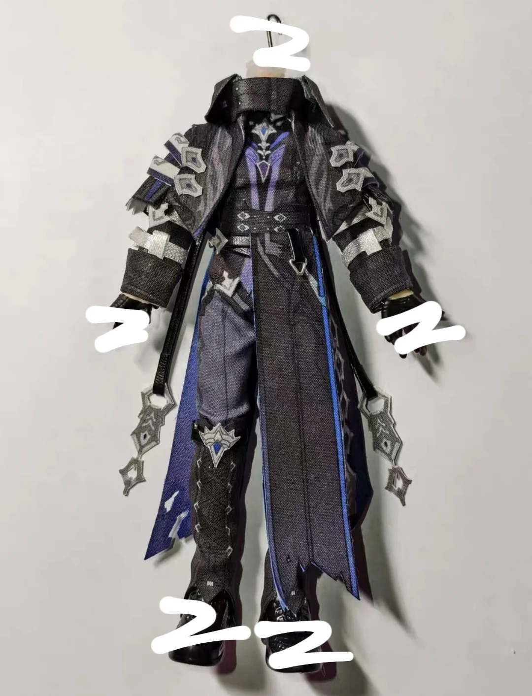 

Kyryll Chudomirovich Flins Genshin Impact OB11 OB22 AS-03 GSC 1/12 BJD Finished Clothes Head Hair Wig Toy Figure Doll's Accessor