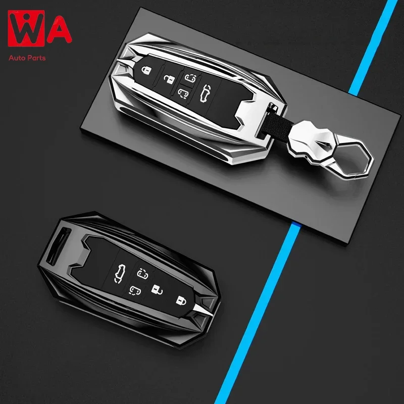 

Zinc Alloy Car Key Special Fob Cover Use For 2022 Toyota Sienna Case Buckle Alphard Vellfire Granvia Newest