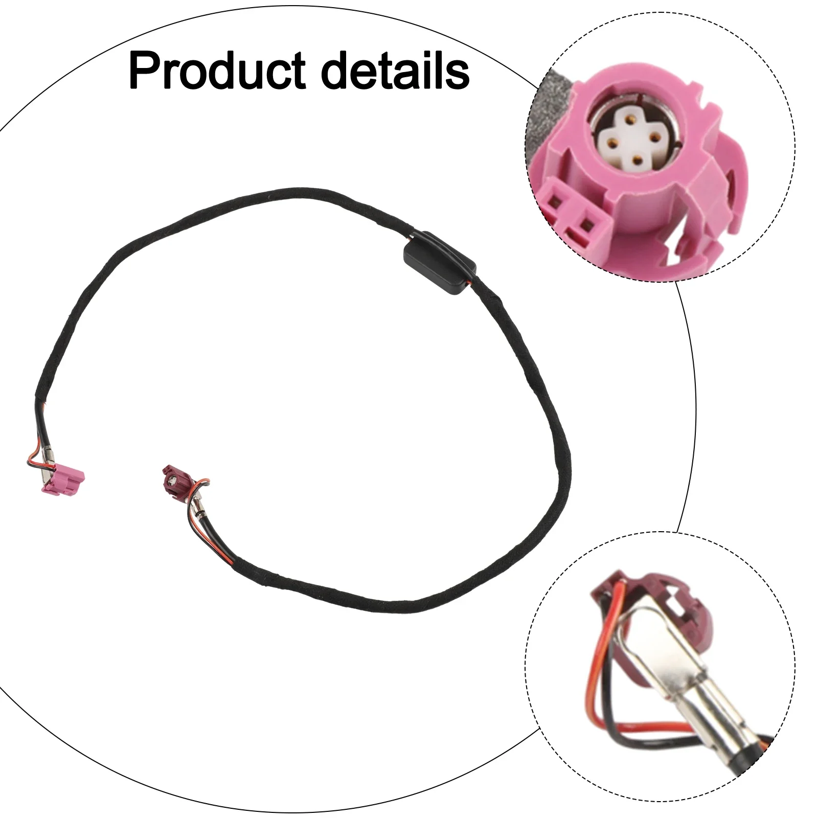 Installation Cable LVDS Line Cable 80CM Quick Installation Wear-Resistant Material 12 To 9V Voltage 80CM Length