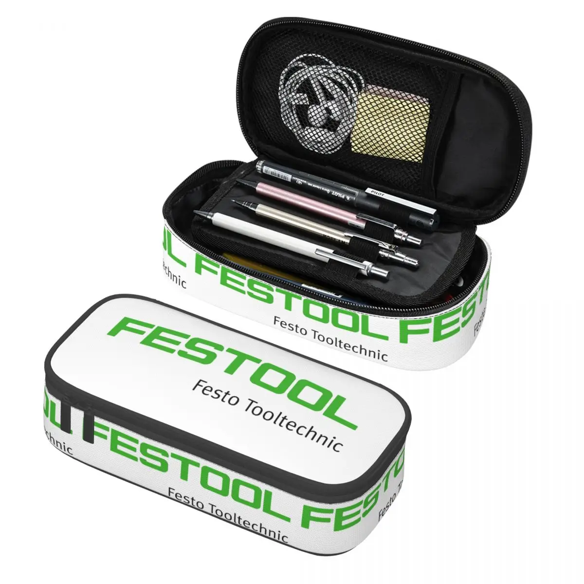 

Festool Logo 1 Pencil Cases Pencil Pouch Storage Stationery Supplies Large Storage Pen Box Pencil Bag for Kids