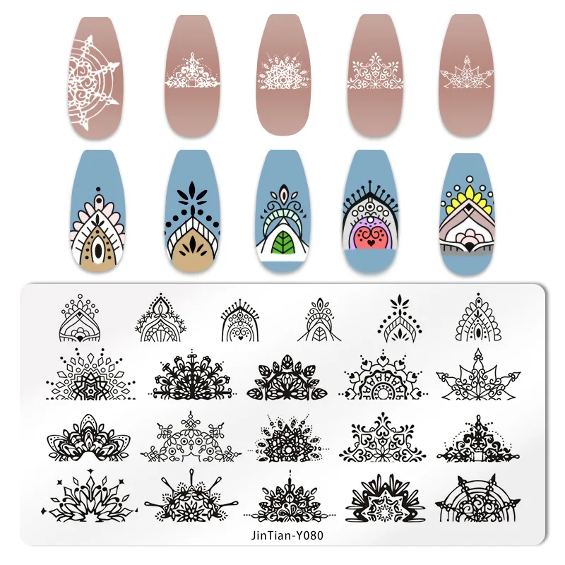 Spot Japanese girls nail art printing steel plate props Christmas snowflake nail art printing steel plate tools wholesale