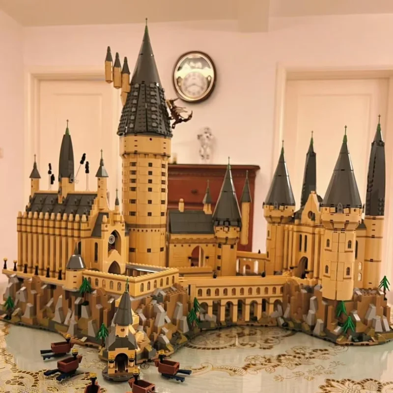 6020PCS Popular Iconic Magical Movie School Castle Building Blocks DIY Assembly Large Scene Display Model Desktop Decor Gifts