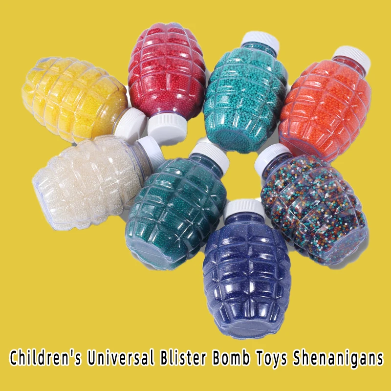 Akcesoria do pistoletów na kulki BVC 7-8MM, zabawki do strzelania na lato, zabawa na świeżym powietrzu, kulki 7-8MM, duża butelka w kształcie ananasa, zabawki z gliny kryształowej.