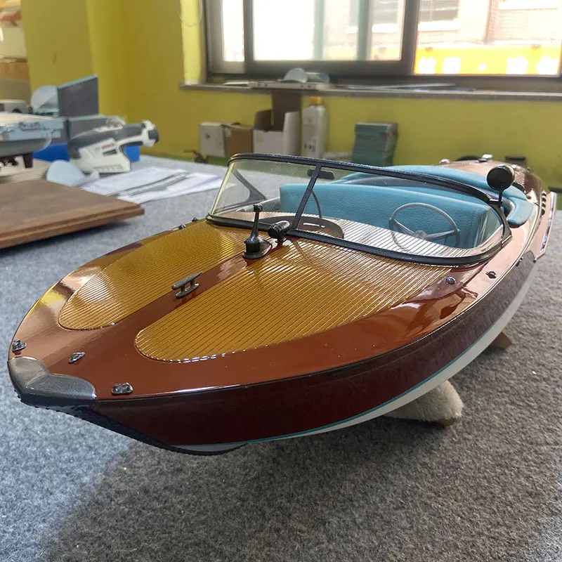 1/10 Remote Control Boat Model Kit Riva Classic Yacht Aristo 3D Printing Kit DIY Model Making Is Not Suitable for Novice Players