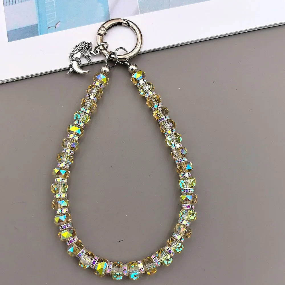 Phone Case Lanyard Light Luxury Diamond For Phone Chain Crystal Camera Chain Bag Decoration Car Keychain Pendant