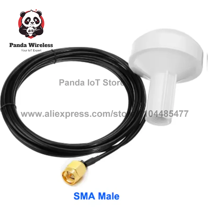 1M/3m/5m/10m GPS timing GPS/BD Navigation Antenna AIS Satellite Timing Signal Boost Amplifier High Gain Optional male/female