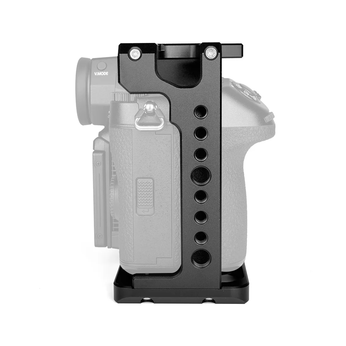 Kamerakäfig-Rig-Schutz für Panasonic Lumix DC-S1 S1 S1R S1H / Lumix S5 Kaltschuhhalterung für Mikrofon-Lichtverlängerungshalter-Set – Detail 11