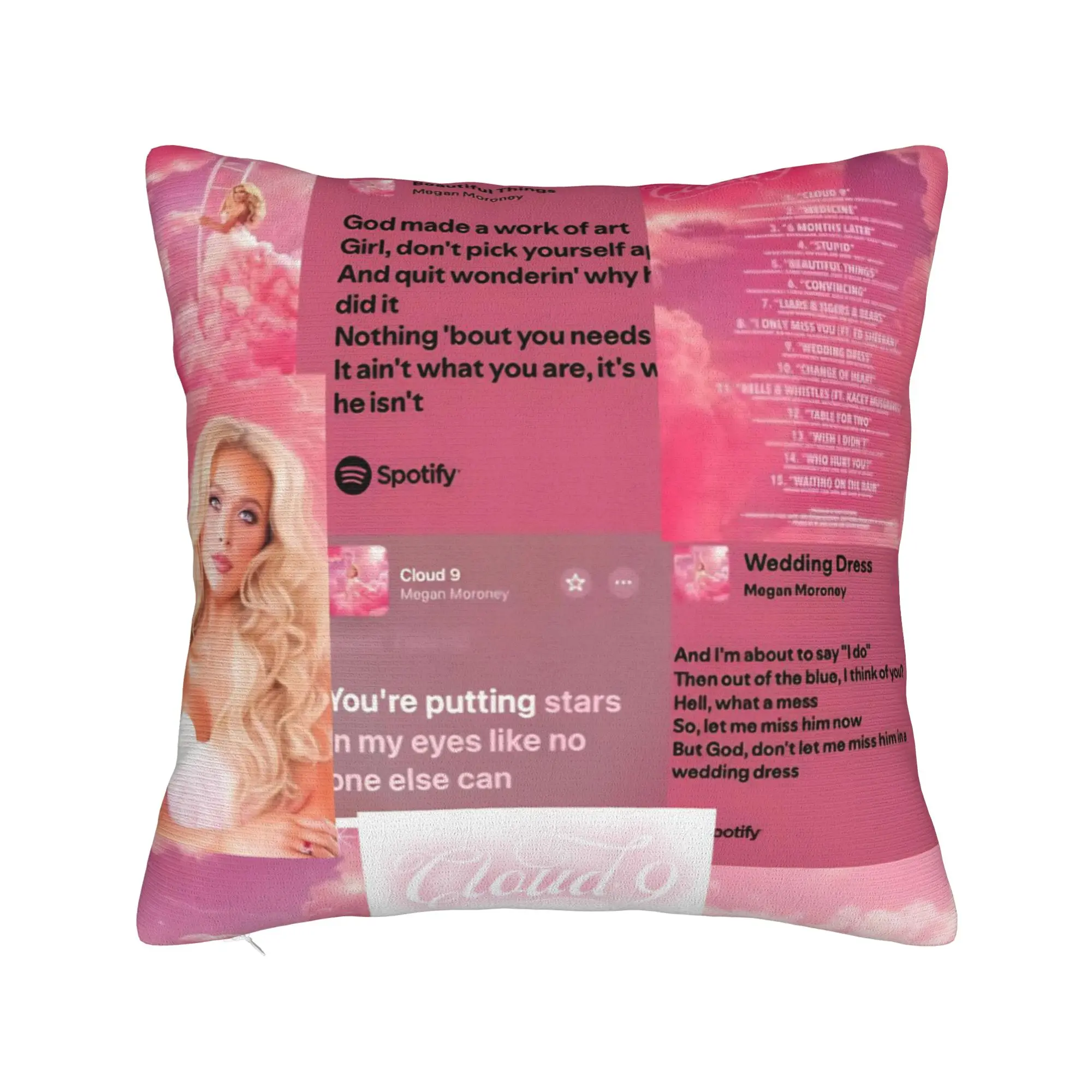 Megan Moroney Singer  Pillowcases Accessories Soft Cushion Cover Decorations  Pillow Case Cover Home Multi-Size