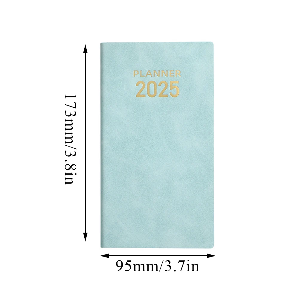 A6 Planner Notebook Agenda 2025 Schedule Book Portable Office Daily Planner Business Style Notebooks Stationery Supplies