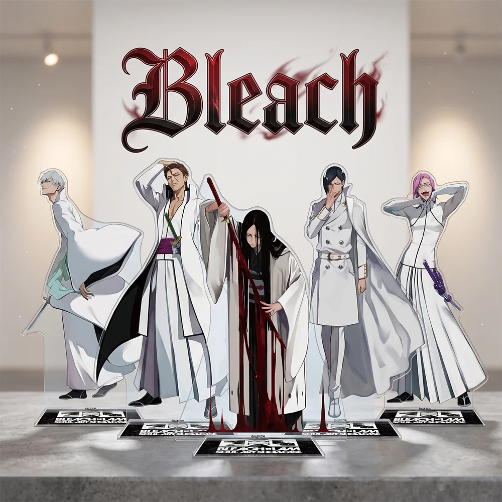 Anime BLEACH Thousand Year Blood War 15CM Double Sided Acrylic Stand Keychain Anime Stand Ichigo Rukia Desk Decor Collect Gift
