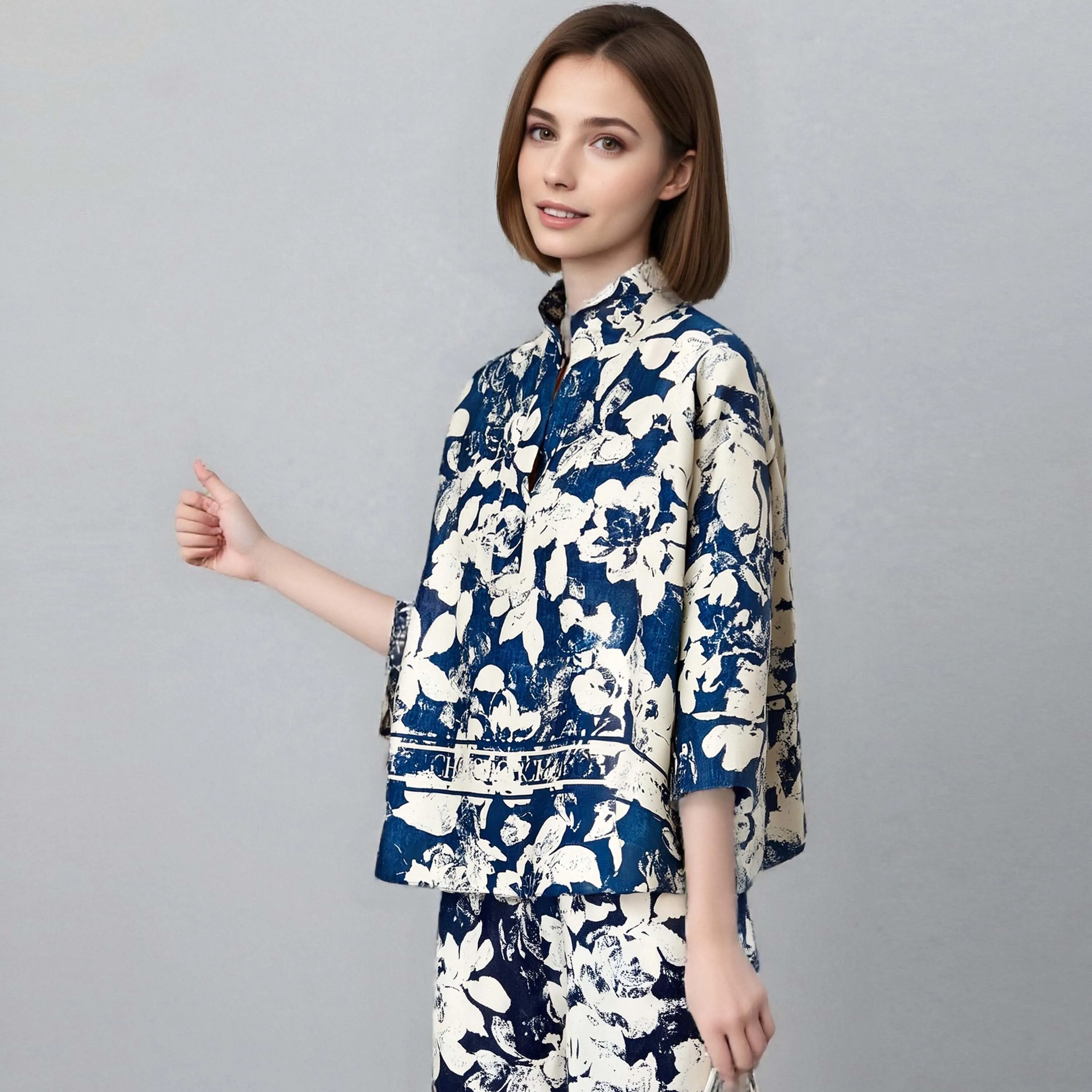 Рисунок 6 - Женский осенний простой темно-синий